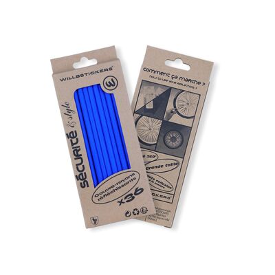 36 Ray reflectors 15 cm - Blue