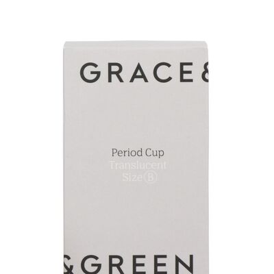 Reusable Period Cup: Size B - Translucent