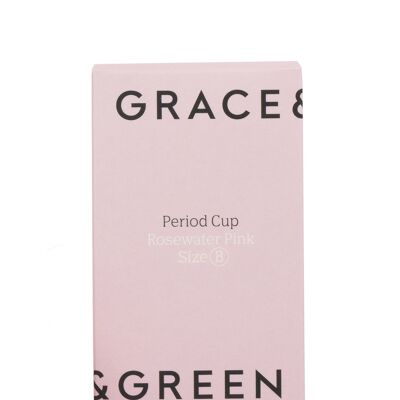 Reusable Period Cup: Size B - Rosewater Pink