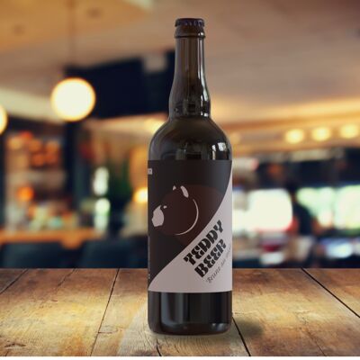 TEDDY BEER - Cerveza negra con centeno 75 cl