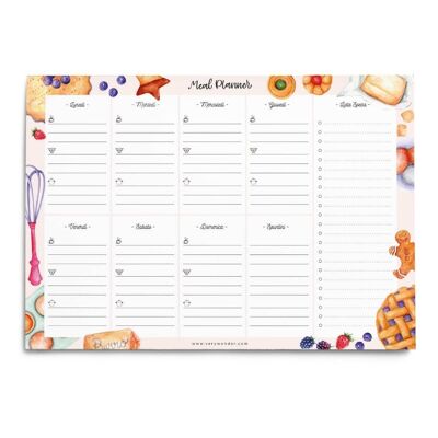 PLANNER PASTI - Dolci