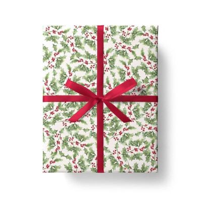 Wrapping Paper - Holly