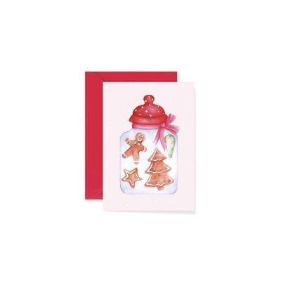 Greeting Card - Gingerbread Man & Co