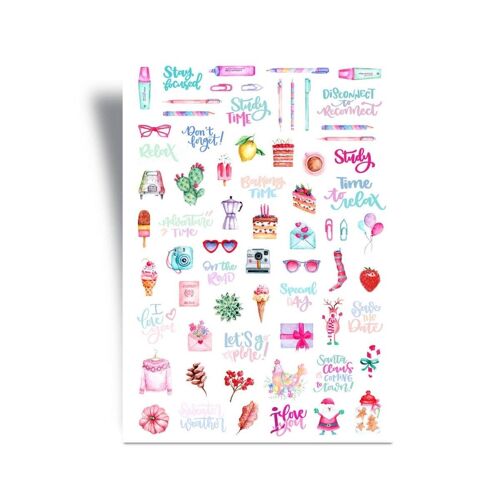 Stickers - Planning Colorful