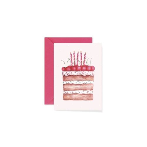 Cartolina di auguri - Cherry Cake