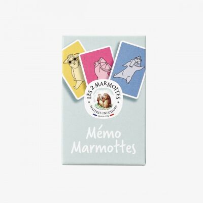 Geschenkidee: das Marmottes Memory Spiel!