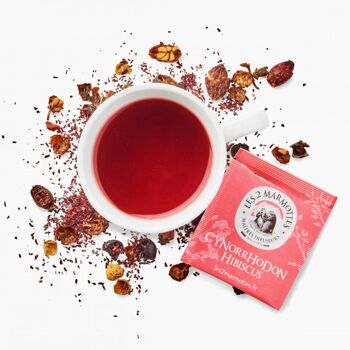Infusion cynorrhodon et hibiscus : infusion tisane au cynorrhodon hibiscus 6