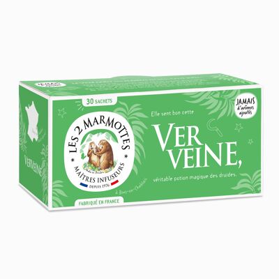 Organic verbena infusion - Organic herbal teas and infusions Les 2 Marmottes