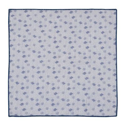 TASCA QUADRATO DITZY FLOREALE IN COTONE BLU