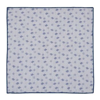 POCHETTE COTON BLEU DITZY FLORAL 1