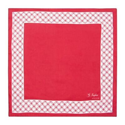 FOULARD DI COTONE ROSSO MYLAND POCKET SQUARE