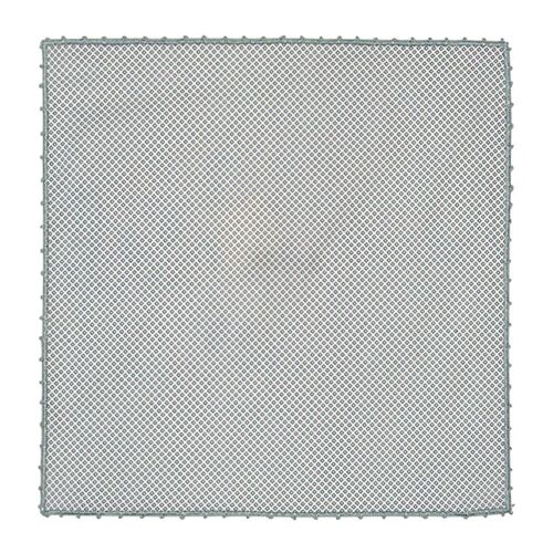 Grey diamond print cotton pocket square