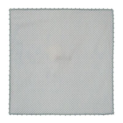 Grey diamond print cotton pocket square