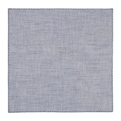 TASCA QUADRATA IN COTONE MICRO PAISLEY BLU-GRIGIO