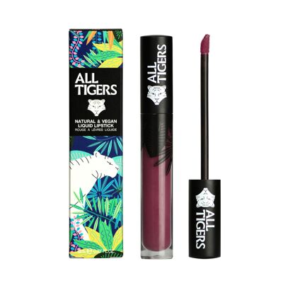 Vegan and natural matte liquid lipstick 980 VIOLET "FEEL THE POWER"