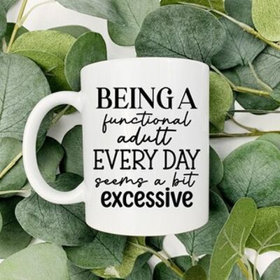 Humorus Adult Quote Mug , sku134