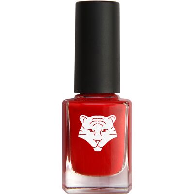 Vegan and natural nail polish 298 RED "HIT IT BIG"