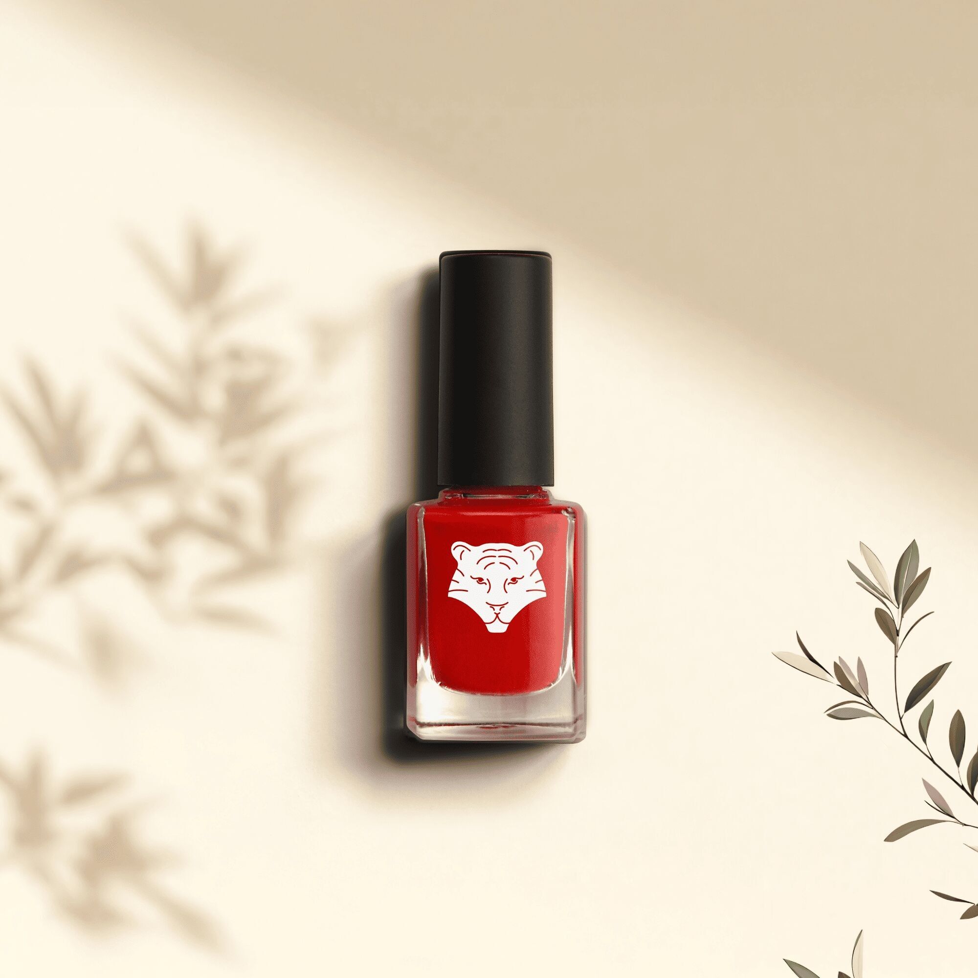 Vegan and natural nail polish 298 RED "HIT IT BIG"