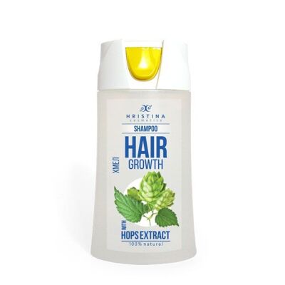 Shampoo per capelli per la crescita dei capelli - con estratto di luppolo, 200 ml