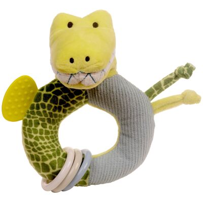 T-Rex Ringaling - baby's first toy - rattle teether and crinkle toy