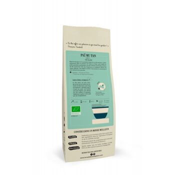 Thé blanc PAÏ MU TAN - Thé Blanc Nature - Sachet 50g 2