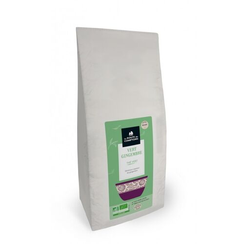 Thé Vert VERT GINGEMBRE - Gingembre - Vrac 1 Kg