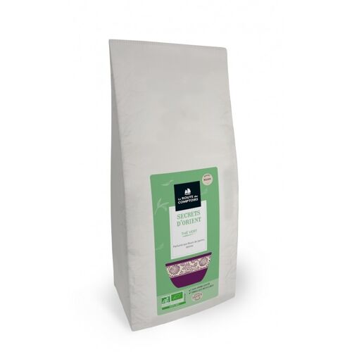 Thé Vert SECRETS D'ORIENT - Jasmin, cardamome, coriandre - Vrac 1 Kg