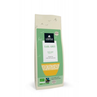 EARL GREY Tè Verde - Bergamotto - Busta 100g