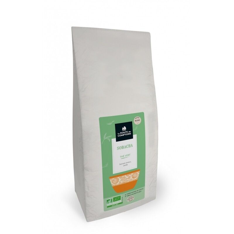 Tè verde SOBACHA - Grano saraceno bretone, vaniglia - Sfuso 800 g