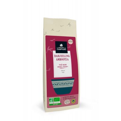 DARJEELING AMBOOTIA Black Tea - Plain India - 100g bag