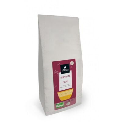 SUBTILITY Tè Nero - Aroma naturale di albicocca, oli essenziali di agrumi - Sfuso 1 Kg