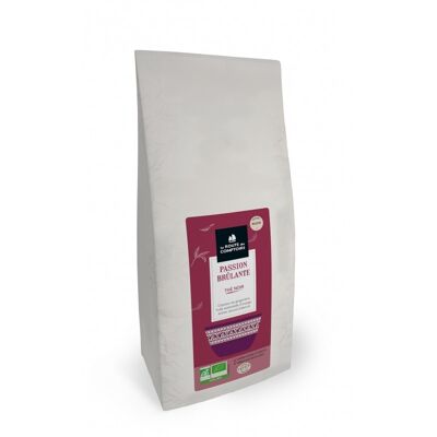 BURNING PASSION Té Negro - Jengibre, naranja, albaricoque - Granel 1 Kg