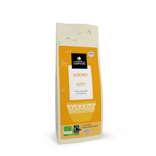 Rooibos AGRUMES - 5 agrumes - Sachet 100g