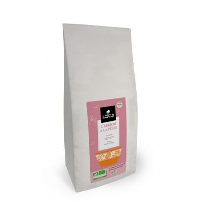 APRICOT A LA PECHE herbal tea - Apricot, mango, peach - Bulk 1 Kg