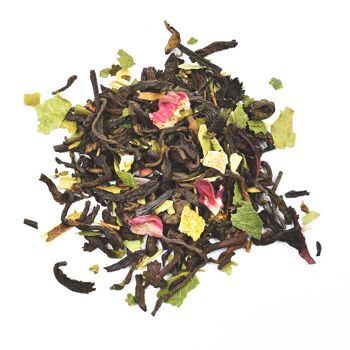 Thé bien-être SLIM'THÉ - Pu Erh, fleur d'hibiscus, reine des prés, bouleau - Sachet 100g 3