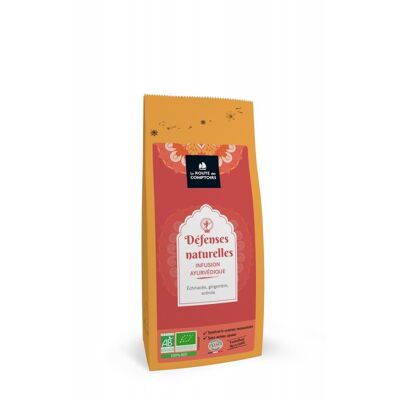 Ayurvedic infusion NATURAL DEFENSES - Echinacea, ginger, acerola - 70g bag