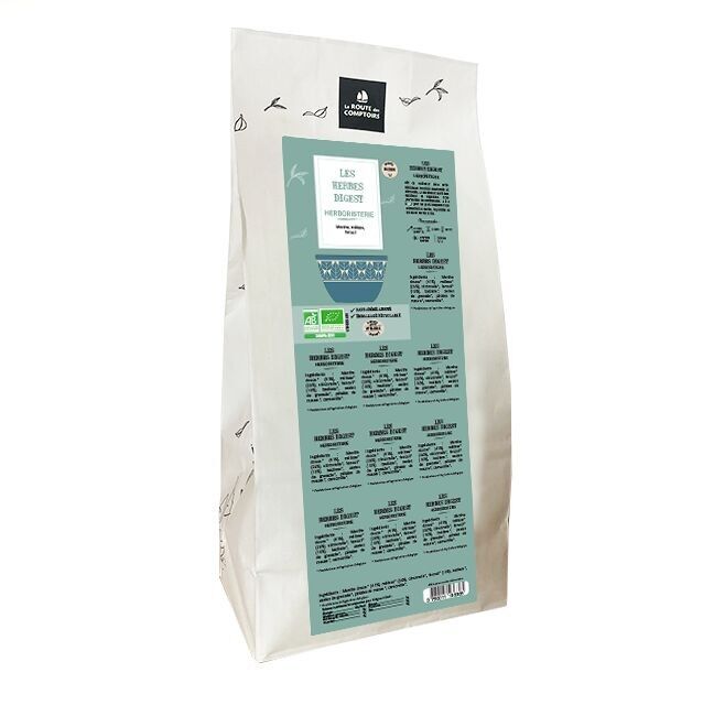 LES HERBES DIGEST - Menta, melissa, citronella - Bulk 500g