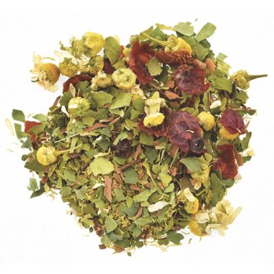 FIORE D'ARANCIO - Foglie d'arancio, rosa canina d'arancia amara, camomilla - Bulk 500g