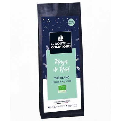 Tè bianco NEIGES DE NOËL - spezie e agrumi - busta da 50g