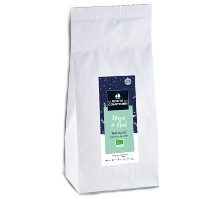 Thé Blanc NEIGE DE NOEL - Epices et Agrumes - Vrac 500 g
