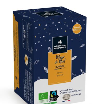 Rooibos CHRISTMAS MAGIC - spices and citrus fruits - Fresh infusettes X 20