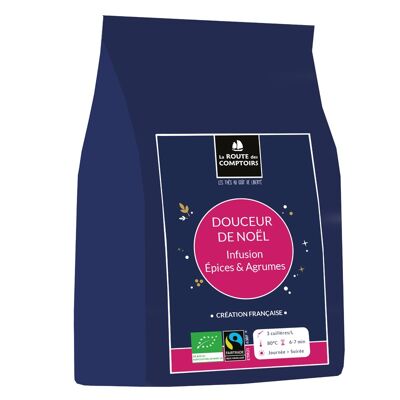 Rooïbos DOUCEUR DE NOËL - épices et agrumes - Mini sachet 30g