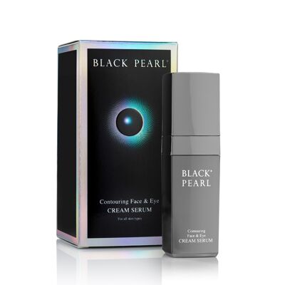 EYE AND FACE CONTOUR SERUM, PEARL POWDER, SEAWEED & BLACK PEARL MINERALS