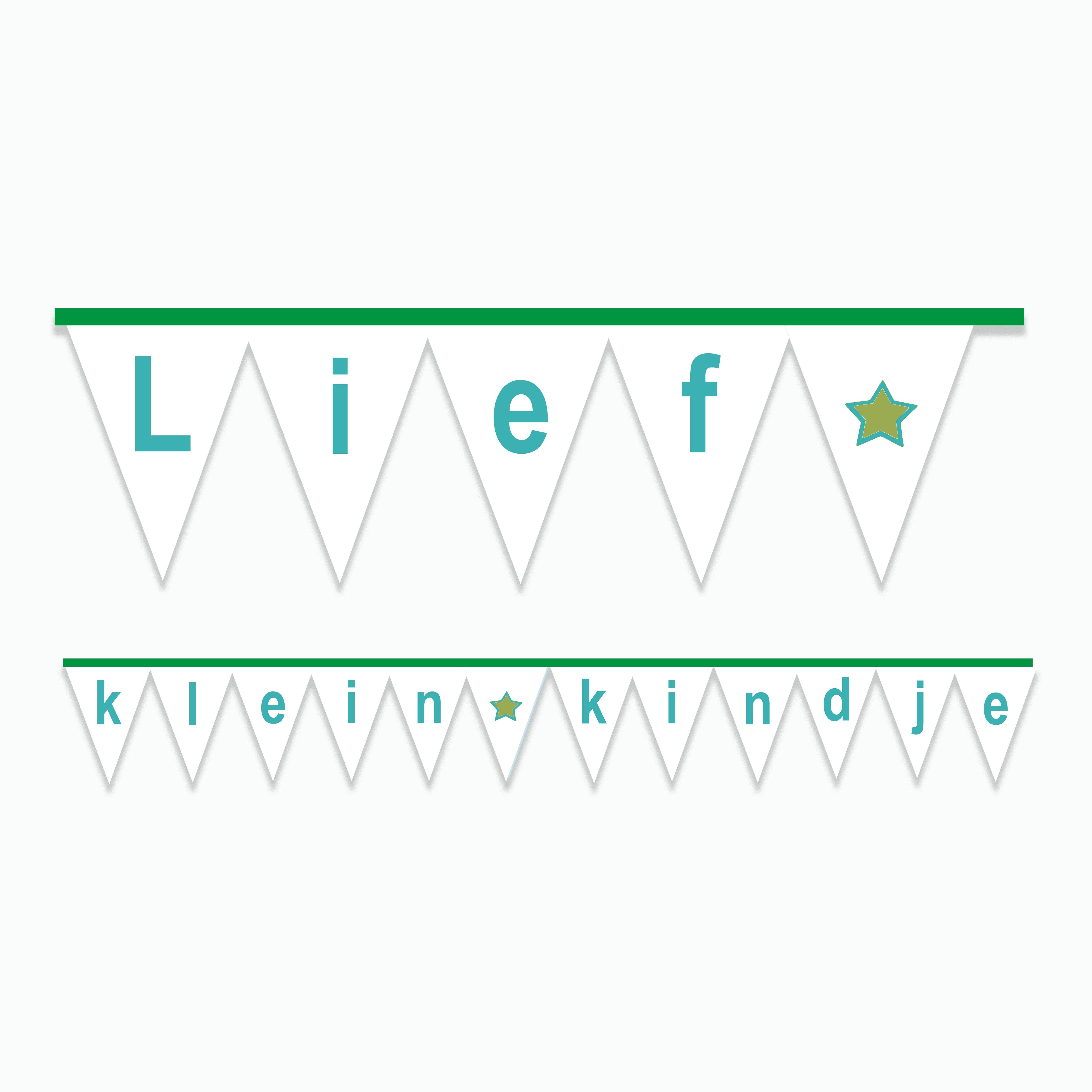 Puk Art® | Felt Birth Garland | Sweet Little Baby | Double-Sided
