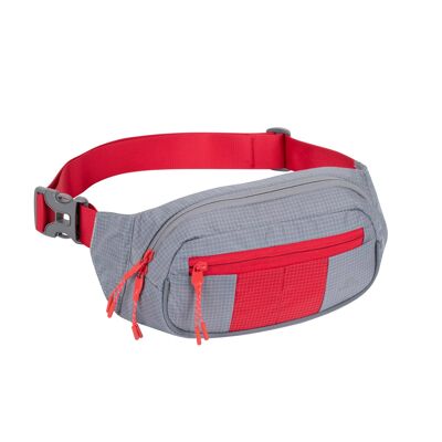 5215 Belt pouch for mobile devices grey/red
