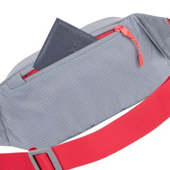 5215 Etui ceinture pour appareils mobiles gris/rouge 4
