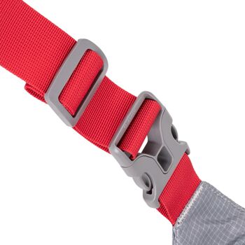 5215 Etui ceinture pour appareils mobiles gris/rouge 7
