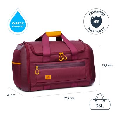 5331 travel bag 35L burgundy