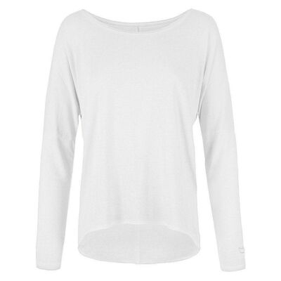 Shirt "VALERIE", white - Basic Langarmshirt