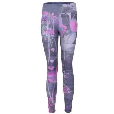 Yoga Leggings "Panarea", Mystique - Figurbetonte Active Tights mit Allover Print